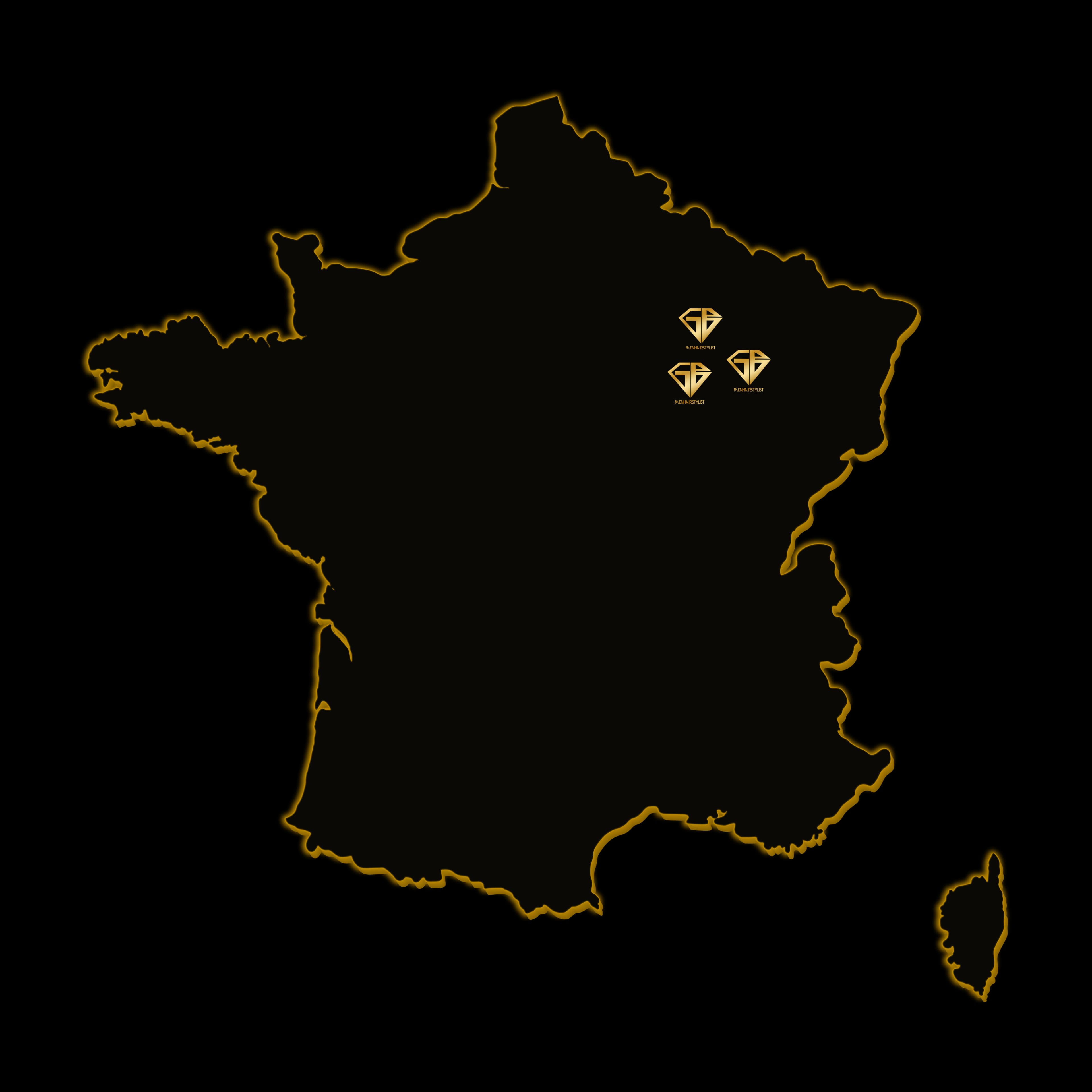 Carte de France Gold Barber